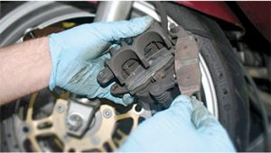 Kampas rem menipis Kampas rem menipis